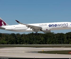 فرود اضطراری A350 قطر ایرویز در کراچی