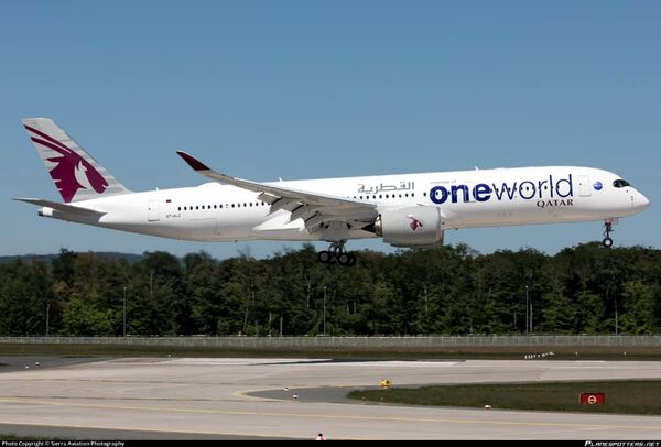 فرود اضطراری A350 قطر ایرویز در کراچی