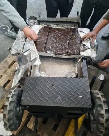 کشف ۱۶ کیلو تریاک در دستگاه بلال تنوری!