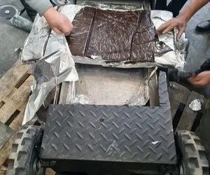 کشف ۱۶ کیلو تریاک در دستگاه بلال تنوری!