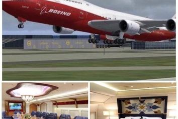 امیر قطر(تمیم ابن حمد الثانی)یک هواپیمای بوئینگ ٨٠٠-٧٤٧ به ارزش ٤٠٠ میلیون دلار را به نخست وزیر ترکیه (اردوغان)هدیه داد.