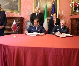 قطری ها برای پرواز با بالگردهای ایتالیایی آموزش می بینند