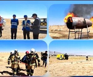 امروز در آسمان فرودگاه همدان دود دیدید؛ نگران‌ نباشید!