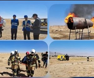 امروز در آسمان فرودگاه همدان دود دیدید؛ نگران‌ نباشید!