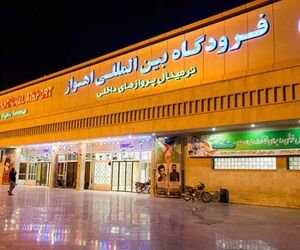 ۸ پرواز ورودی و خروجی فرودگاه اهواز لغو شد