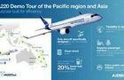 تور نمایشی A220 در منطقه اقیانوس آرام 