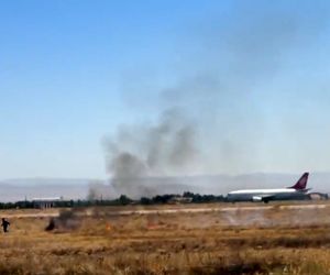 آتش‌سوزی کنترل‌شده در فرودگاه مشهد تا ساعاتی دیگر