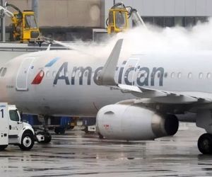 لغو بیش از ۱۵۰۰ پرواز در پی
 طوفان زمستانی دوین در آمریکا