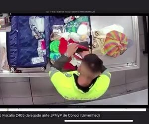 پلیس فرودگاهی که دزد از آب درآمد! +فیلم