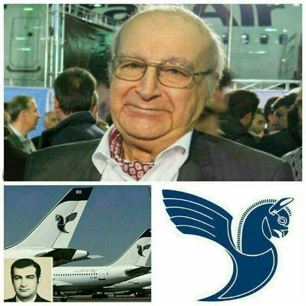"ادوارد زهرابیان" طراح لوگوی جاودانه هما 