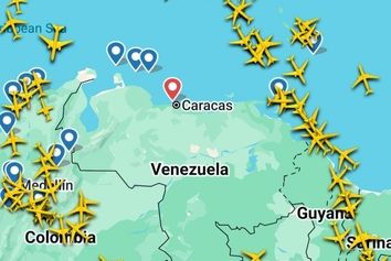 در پی حملات هوایی آمریکا به 
ونزوئلا، آسمان این کشور کلیر شد