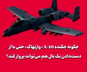 چگونه جگنده A-10 «وارتهاگ» حتی با از دست‌دادن یک بال هم می‌تواند پرواز کند؟