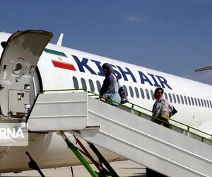 بازگشت پرواز تهران _ کیش به مهر‌آباد
 به دلیل بدی آب و هوای مقصد