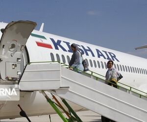 بازگشت پرواز تهران _ کیش به مهر‌آباد
 به دلیل بدی آب و هوای مقصد