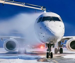 اهمیت ضدیخ در زمستان بر روی هواپیما 