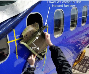 شکستن پنجره هواپیما و مرگ دلخراش یک زن در پرواز +فیلم