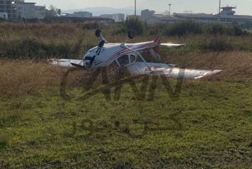 اختصاصی | خروج هواپیمای فوق‌سبک از باند فرودگاه نوشهر