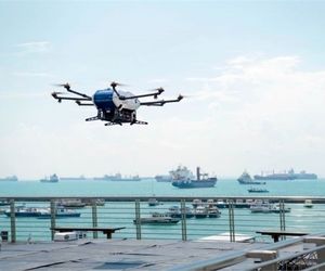 استفاده از پهبادها برای مانتیور امنیت بندر آنتروپ