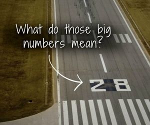 معنی اعداد بزرگ باندهای فرودگاهی چیست؟ 