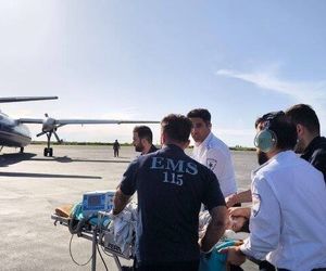 پرواز اختصاصی برای نجات نوزاد ۶ ماهه