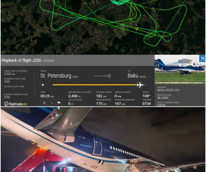 بازگشت اضطراری ایرباس A۳۲۰ آذربایجان به سن‌پترزبورگ