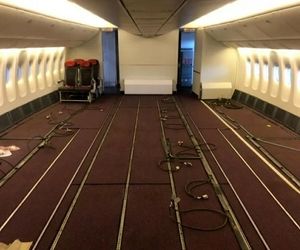 تبدیل بویینگ ۷۷۷ مسافربری هواپیمایی اتریش به هواپیمای باری