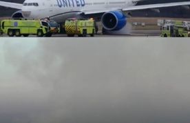 آتش‌سوزی موتور بوئینگ ۷۷۷ یونایتد هنگام تیک‌آف؛ بازگشت اضطراری به فرودگاه