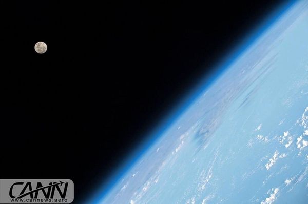ماه از ایستگاه فضایی بینالمللی