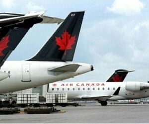 تعلیق پروازهای ایر کانادا به ایالات متحده آمریکا