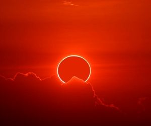 چهره خورشیدگرفتگی از فاصله ۱.۶ میلیون کیلومتری از زمین