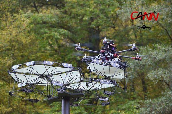 پهپادهایی که سایه‌بان می‌سازند