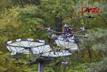 پهپادهایی که سایه‌بان می‌سازند