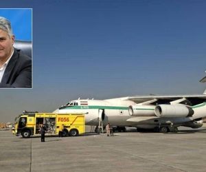 آبگیری ۱۴ فروند هواپیمای ایلوشن در فرودگاه مهراباد