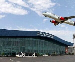 پروازهای خارجی از فرودگاه سردار جنگل رشت ۱۴ درصد رشد داشت