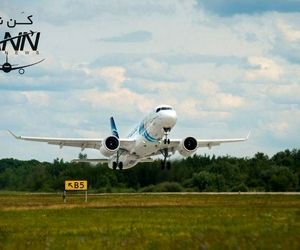 اولین پرواز ایرباس جدید خطوط هواپیمایی مصر