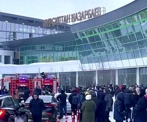 آتش‌سوزی در فرودگاه پایتخت قزاقستان پروازها را به تاخیر انداخت