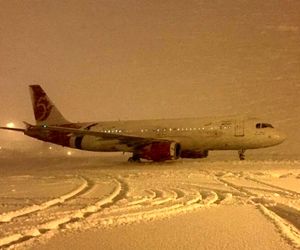 برف پرواز فرودگاه اردبیل را لغو کرد