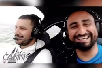 پرواز خلبان محمد جواد خواجه و جواد عزتی بازیگر سینما