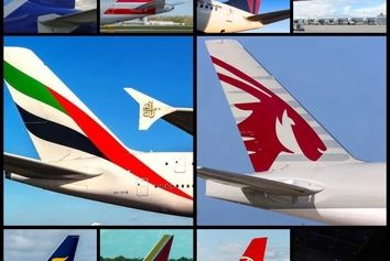 بزرگ‌ترین شرکت‌های هواپیمایی جهان بر پایه تعداد مسافر