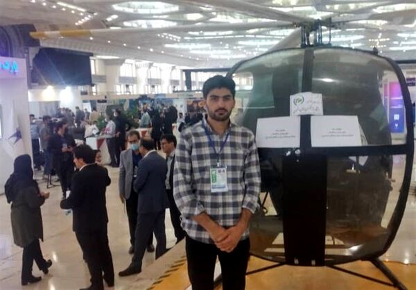 ساخت هلیکوپتر سبک ۲ نفره با موتور پراید توسط نخبه ایرانی!