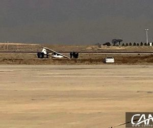 خارج شدن هواپیمای مرکز آموزش هوانوردی پرسان از باند فرودگاه بین‌المللی پیام