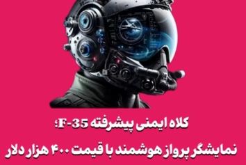 کلاه ایمنی پیشرفته F-35؛ نمایشگر پرواز هوشمند با قیمت ۴۰۰ هزار دلار