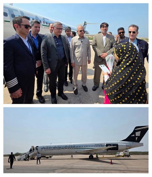  پای ۳ ایرلاین به جزیزه بوموسی باز شد