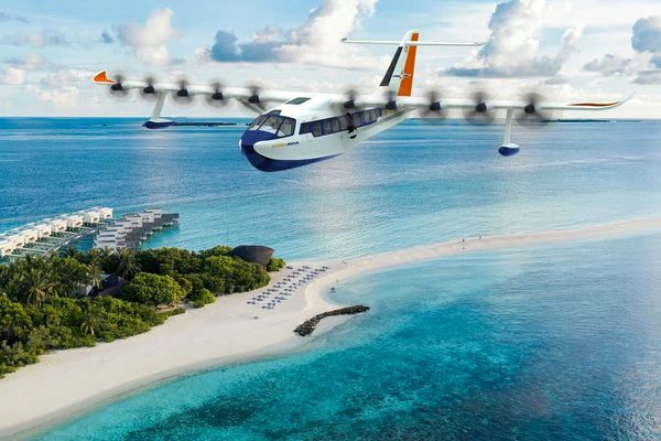 طراحی یک هواپیمای مسافربری دوزیست برقی جدید