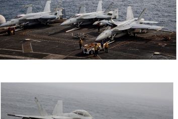 سقوط همزمان جنگنده و بالگرد نیروی دریایی آمریکا در دریای چین جنوبی