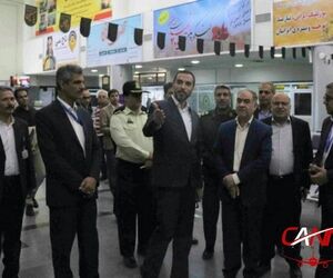 افتتاح چند پروژه فرودگاه بیرجند با حضور اسفندیاری