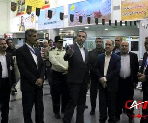 افتتاح چند پروژه فرودگاه بیرجند با حضور اسفندیاری