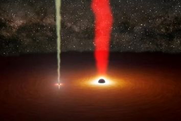 رصد دو سیاهچاله در کهکشانی دوردست با داده‌های ماهواره «تس» ناسا