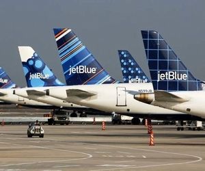 زمینگیری بیش از ۱۰۰ فروند هواپیمای جت‌بلو  