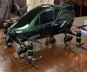 نخستین خودرو پرنده هیبریدی آسیا در هند ساخته می شود